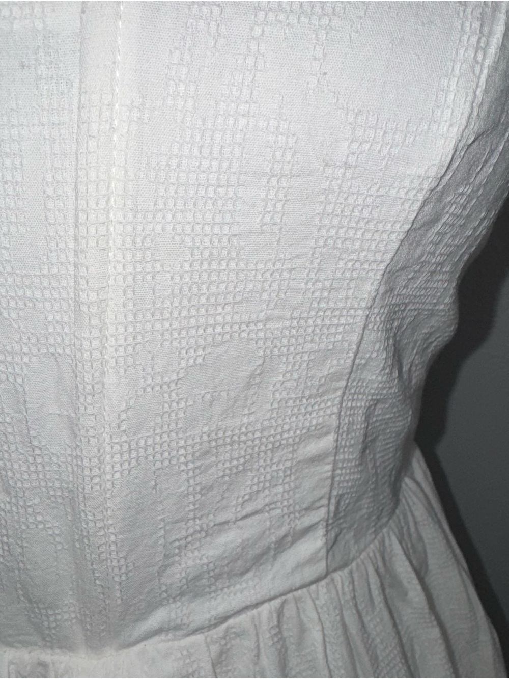 Lulus Simplicity and Sweetness‎ Small White Sleeveless Tiered Midi Dress Pockets - Picture 5 of 14